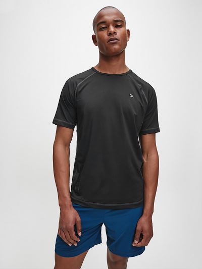 Calvin Klein Ruhák HU169627 | Calvin Klein Gym Férfi Póló Fekete